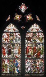 Paisley Abbey, Cottire & Co, Attributed to John Moyr Smith, Temperance, Faith etc, 1873