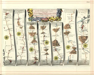 Britannia Atlas: The Continuation of the Road from London to Aberystwyth