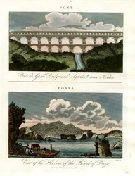 Historic Bridges - Pont du Gard and Harbor of Ponza