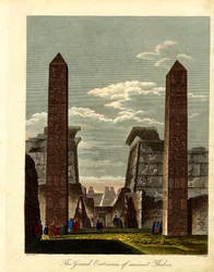 The Grand Entrance of Ancient Thebes