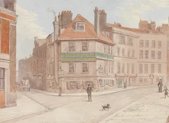 Northumberland Head Inn at Corner of Fort St. and Gun St., Spitalfields