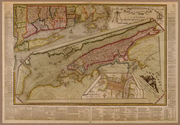 The City of New York as Laid Out by the Commissioners with the Surrounding Country