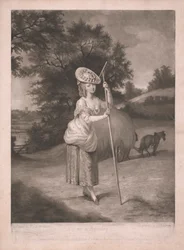 A Lady at Haymaking