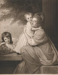 Mrs. Stables and Two Daughters Harriet & Maria