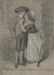 So She Caught Him and Kissed Him (Proverbs, Chapter VII, Verse 13)