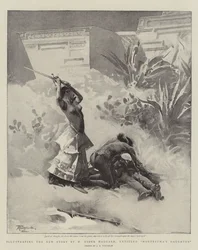 Illustrating the New Story by H Rider Haggard, entitled Montezuma
