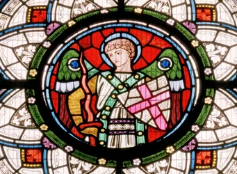 Angel with shield