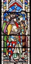 Detail from The Coronation of Henry III, 1860