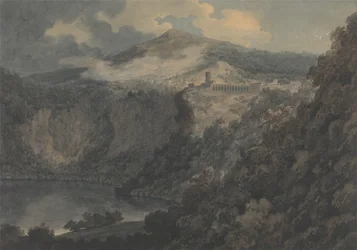 The Lake and Town of Nemi