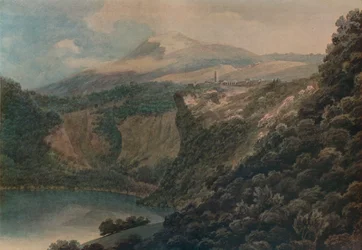 The Lake and Town of Nemi
