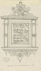 Rugeley Church (Old) - Monument to Richard Weston