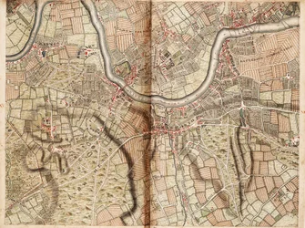 Map of Barnes, Battersea, Putney and Wandsworth