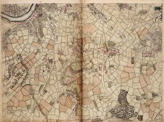 Map of Vauxhall, Clapham, Peckham and Dulwich