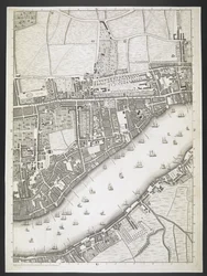 Plan of London, Ratcliff Highway, Upper Shadwell Road