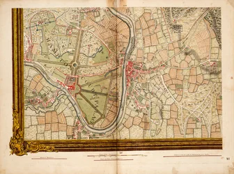 Sheet 16 from: An exact survey of the cities of London and Westminster, the Borough of Southwark, with the country near ten miles round