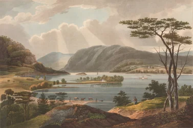 View from Fishkill Looking to West-Point No. 15 of The Hudson River Portfolio