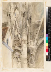 Entrance to South Transept of Rouen Cathedral