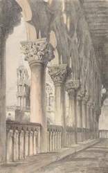 Loggia of the Ducal Palace, Venice, 1849-50