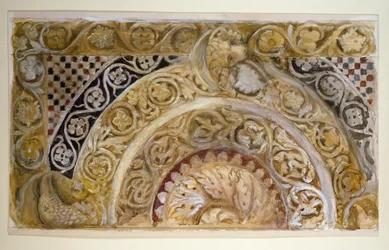 Study of a Panel on the Font of the Baptistery, Pisa