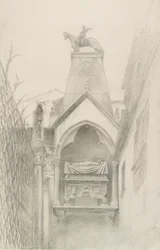 Study of the Tomb of Can Grande della Scala at Verona