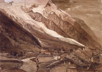 The Glacier des Bossons, Chamonix