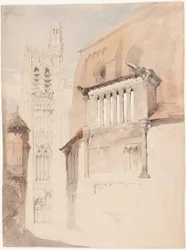 Tower of the Cathedral at Sens