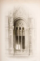 Tracery from the Campanile of Giotto, Florence, from 