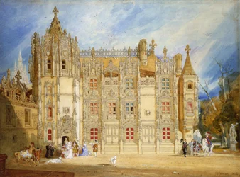 Abbatial House at the Abbey of St. Ouen at Rouen, 1826