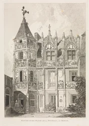 House in the Place de la Pucelle, at Rouen