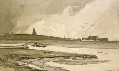 Blakeney Church and Wiveton Hall, 1818