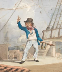 Caricature of a Sailor (One of a Set of Three)