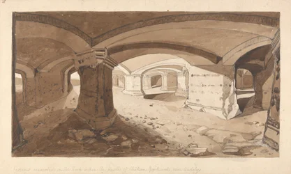 Caverns Excavated in the Rock within the Castle of Chateau Gaillard, near Andelys, Normandy