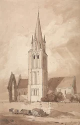 Douvres Church, Normandy