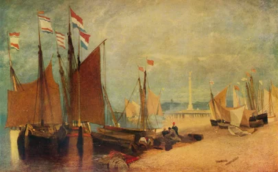 Dutch Boats off Yarmouth, Prizes During the War, c1823