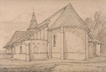 East End of the Abbey Church of St. Paul at Rouen, Normandy