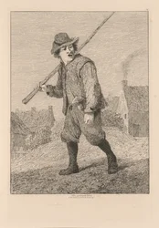Liber Studiorum: Plate 46, Sketch After Teniers