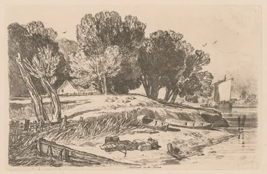 Liber Studiorum: Plate 8, Millbank on the Thames