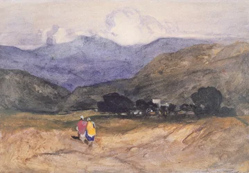 Mountain Landscape with Figures