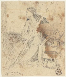 Sketch of Actor Sitting