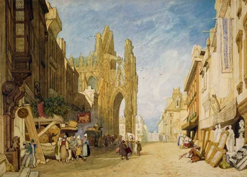 Street Scene at Alencon, Normandy