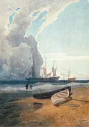 The Mars, Riding at Anchor off Cromer, c.1807
