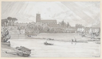 The Town of Beccles from the Bridge, Suffolk