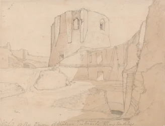 View of the Donjon of Chateau Gaillard, near Andelys, Normandy