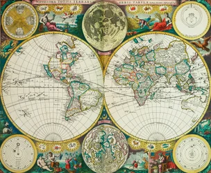 World map by John Seller