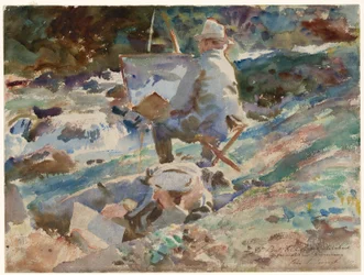 An Artist at His Easel