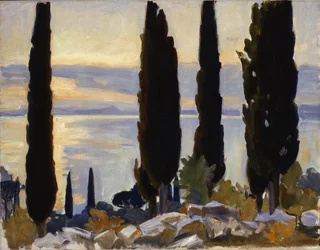 Cypress Trees at San Vigilio, 1913