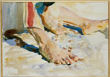 Feet of an Arab, Tiberias