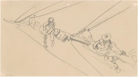 Men on a Spar