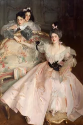 Mrs Carl Meyer and her Children