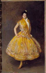 Portrait of the Spanish dancer Carmencita